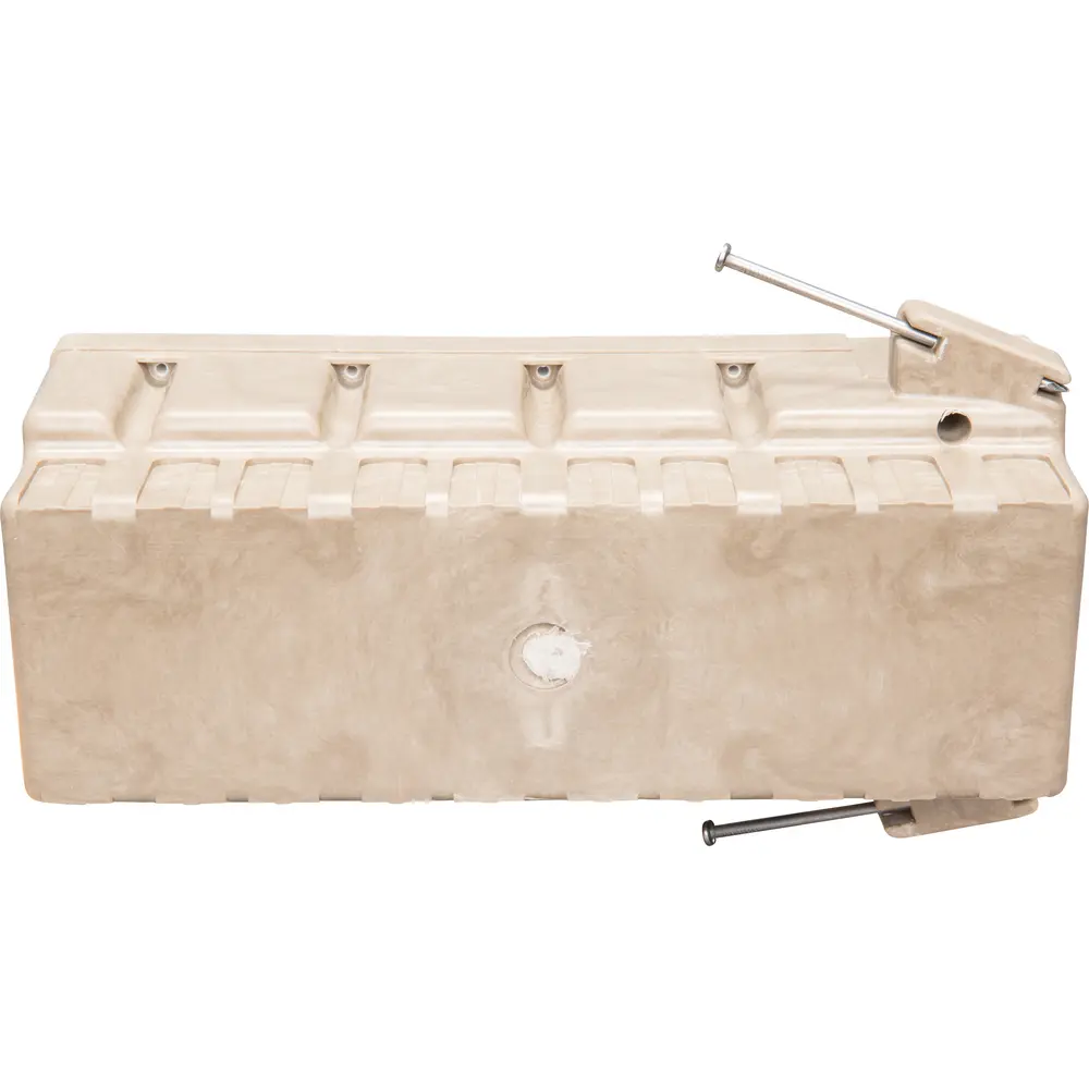 5-Gang Electrical Box w/ Nails, New Work, 94 Cu. In., Off White