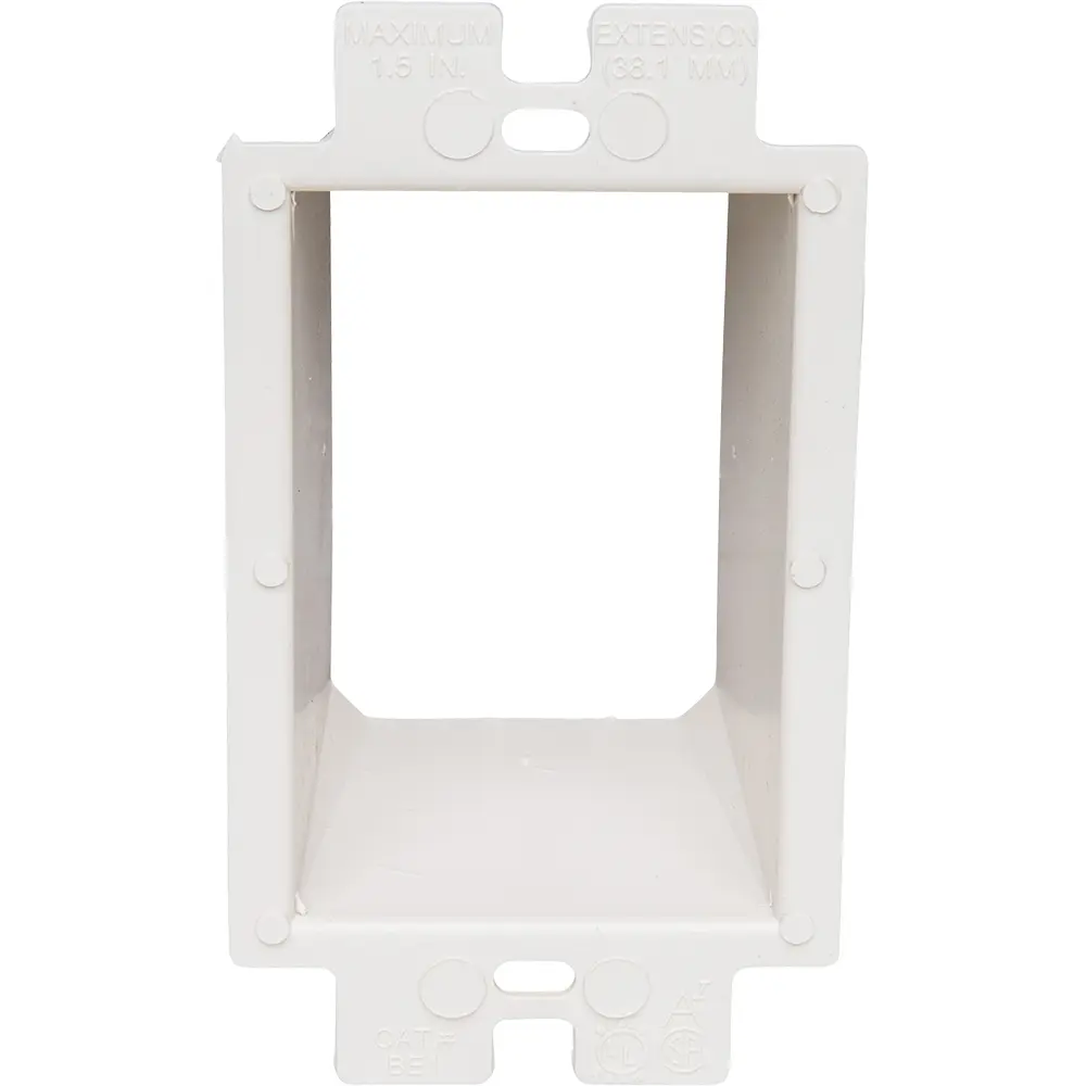 25 Pcs BE1-2 Electrical Outlet Box Extenders With Screws 1-Gang