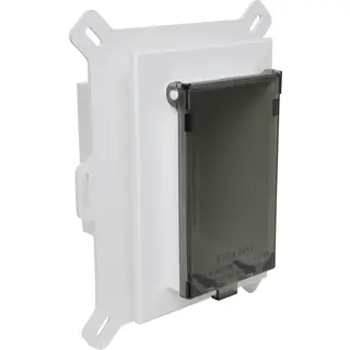 Sigma Engineered Solutions 14250WH Weatherproof Box New Work 18.3 Cu In Rectangle Metallic 1 Gang White White Product 5598930