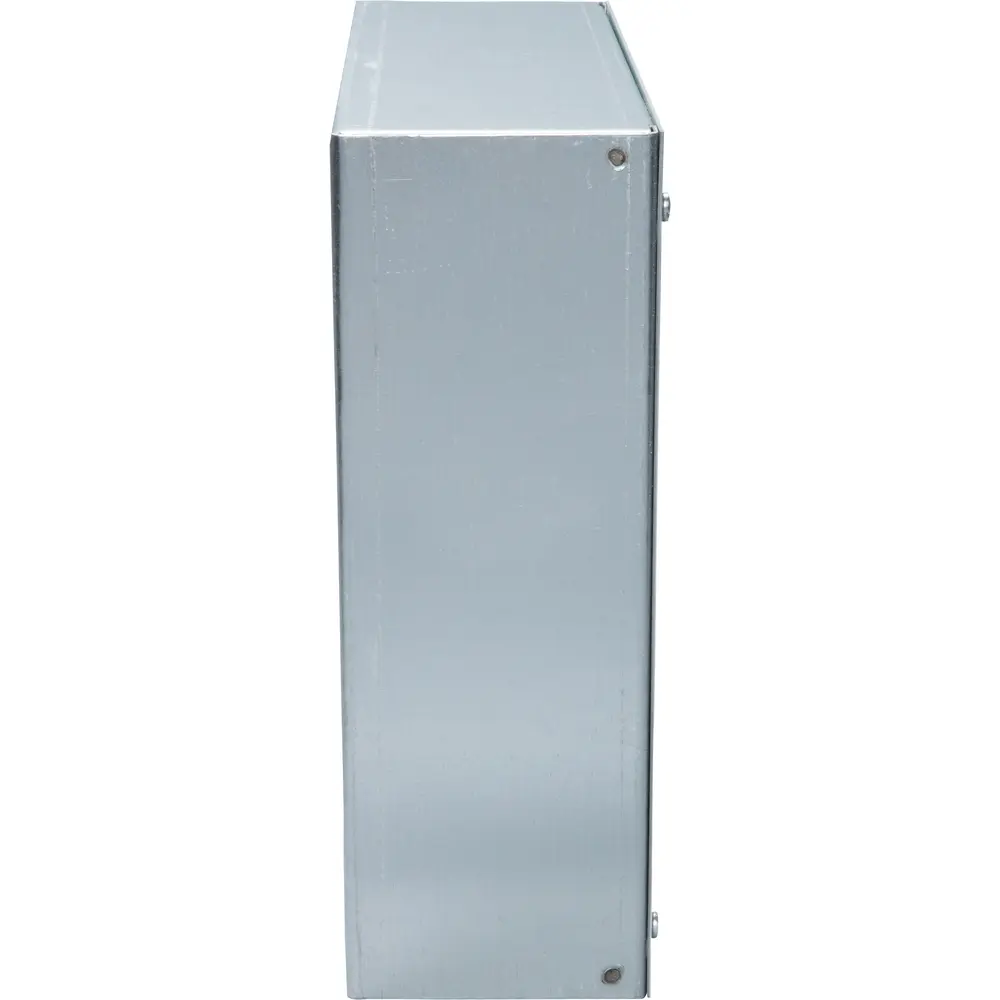 Electrical Enclosure, Screw Cover, 12 x 12 x 4 in., NEMA 1, Gray