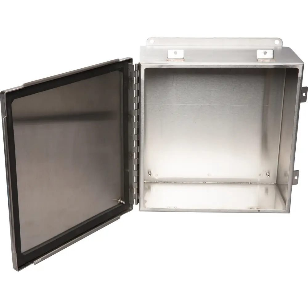 12x12x6 Type 4X JIC Continuous Hinge, Stainless Steel 12x12x6 Type 4X JIC Continuous Hinge, Stainless Steel