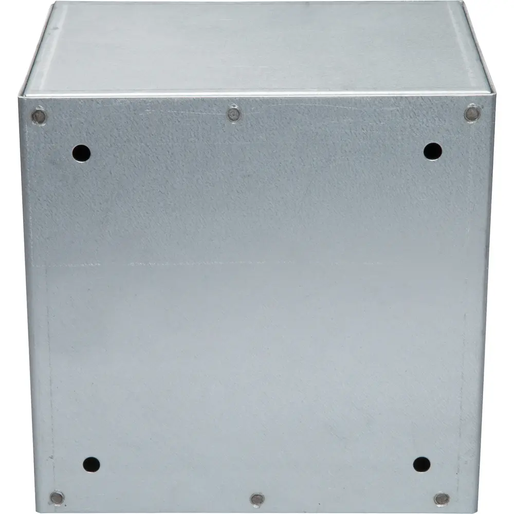 Electrical Enclosure, Screw Cover, 8 x 8 x 6 in., NEMA 1, Gray, No