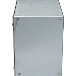 Electrical Enclosure, Screw Cover, 8 x 8 x 6 in., NEMA 1, Gray, No