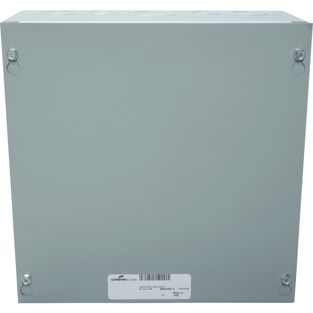 Eaton - B-Line 444 SC Type 1 Junction Box, 4x4x4 - City Electric Supply