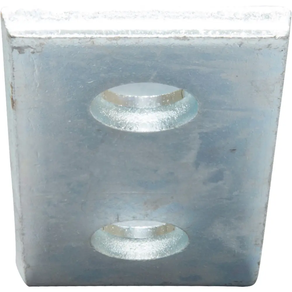 ekページ！ 4-Hole Open 45° Corner Angle Bracket, Electro-Galvanized