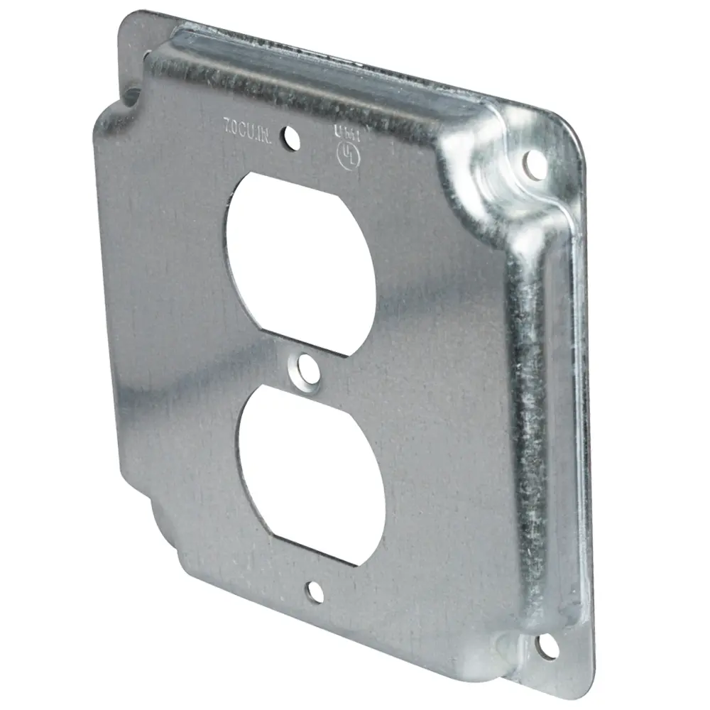 ORBIT 4S Industrial Cover - 1.6" Power Outlet Square Cover Plate