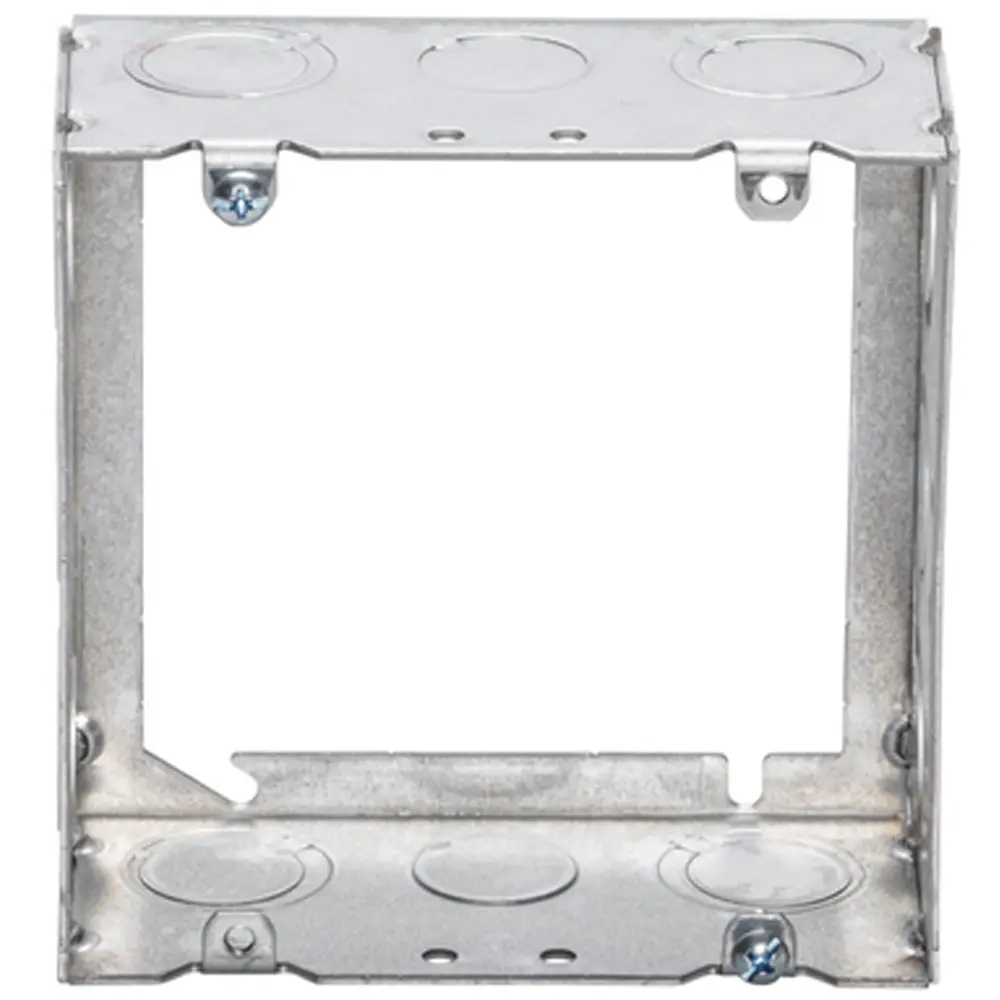 4-11/16 Square Box Extension w/ KO, 2-1/8