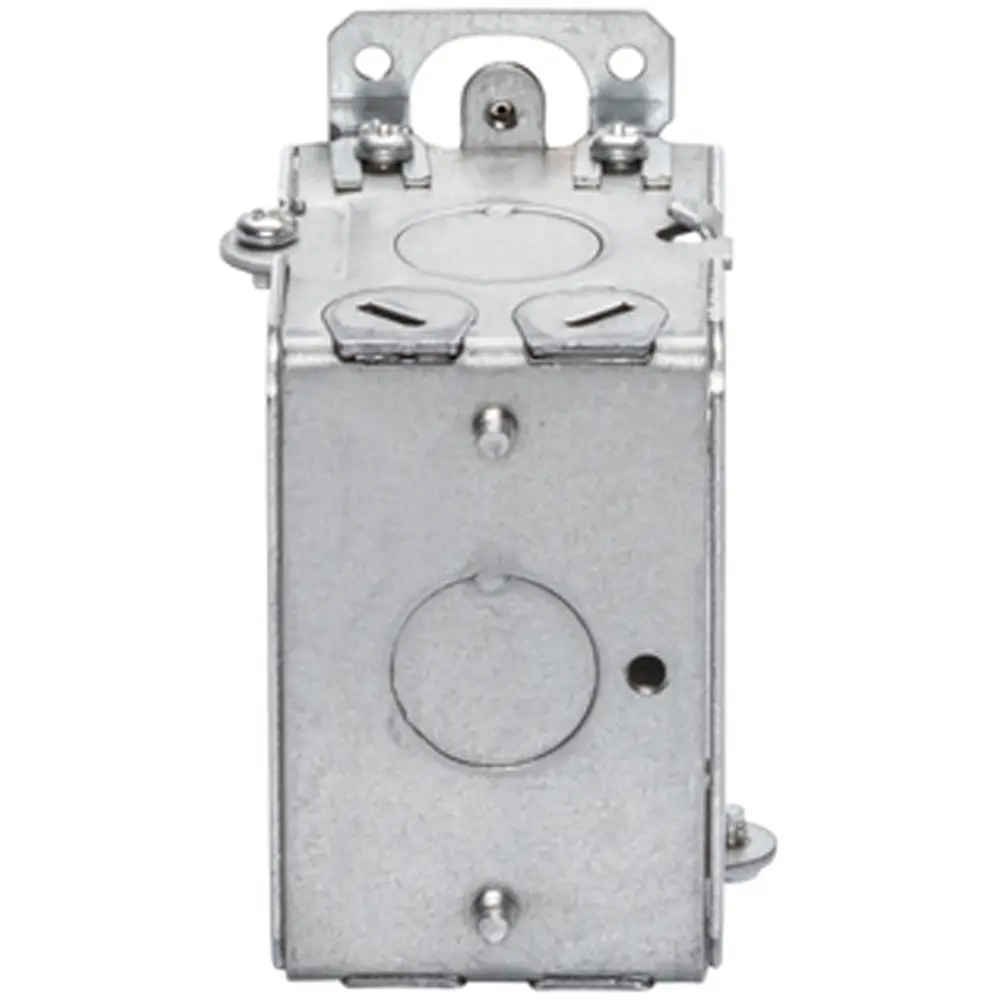 Single-Gang Gangable Box w/ NM Clamps, 1/2