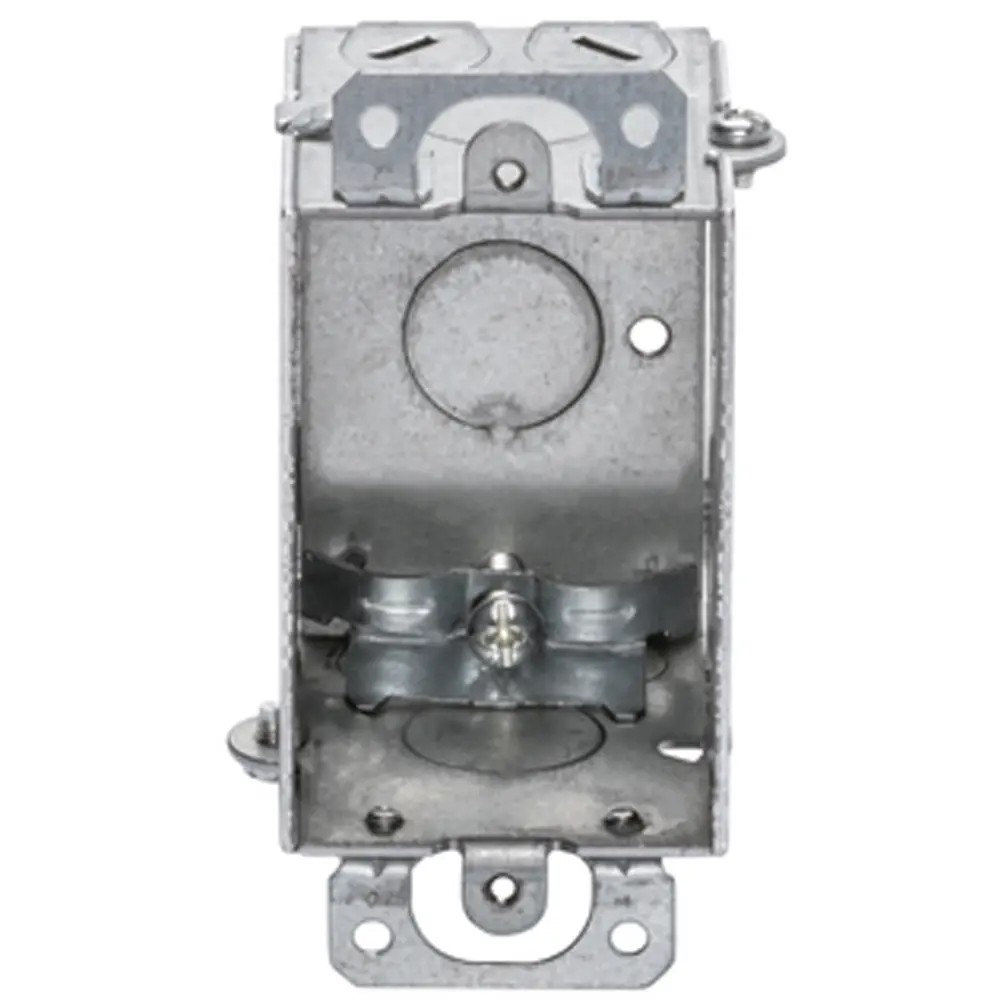 Single-Gang Gangable Box w/ NM Clamps, 1/2