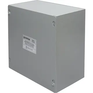 Electrical Enclosure, Screw Cover, 10 x 10 x 6 in., NEMA 1, Gray