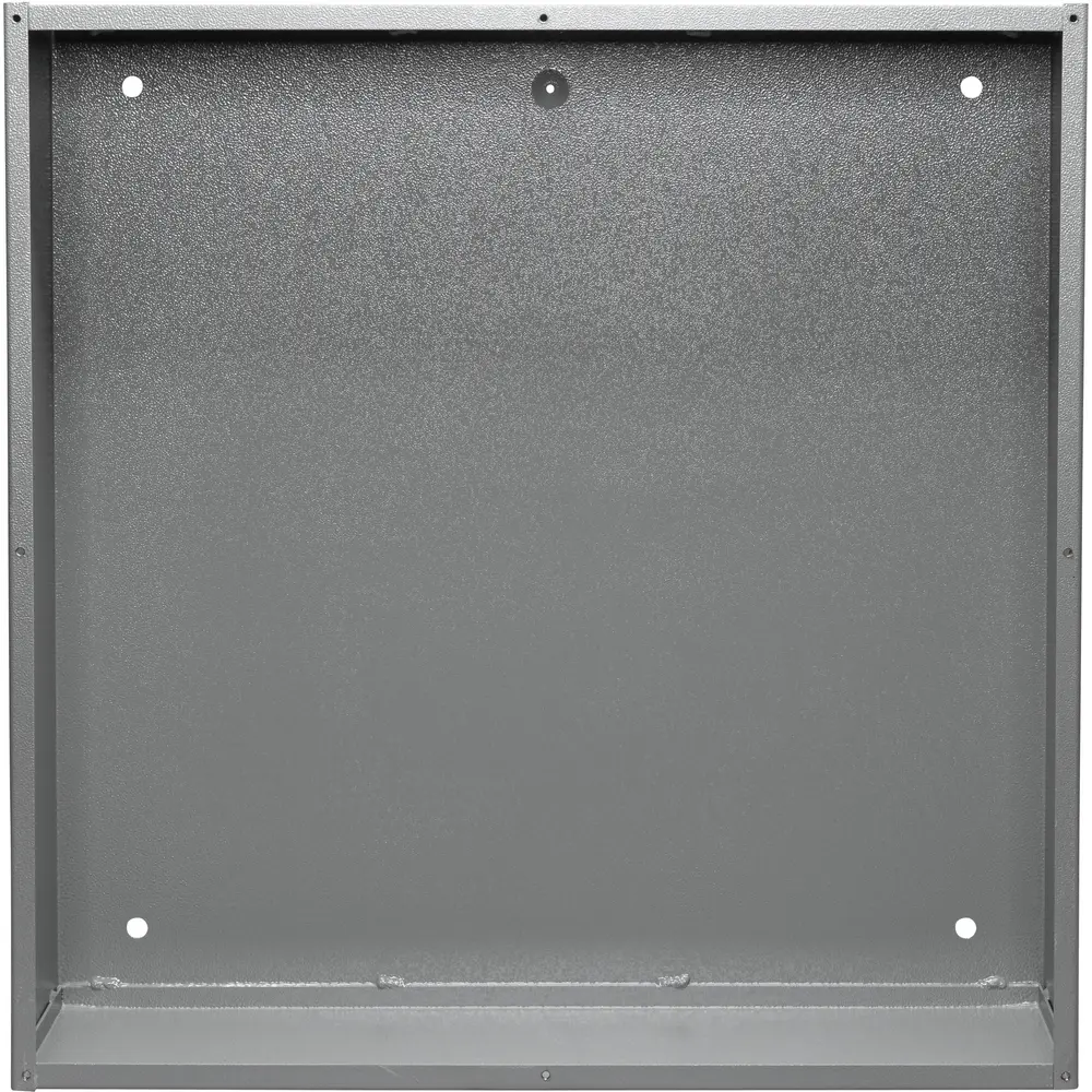 Electrical Enclosure, Screw Cover, 24 x 24 x 6 in., NEMA 1, Gray