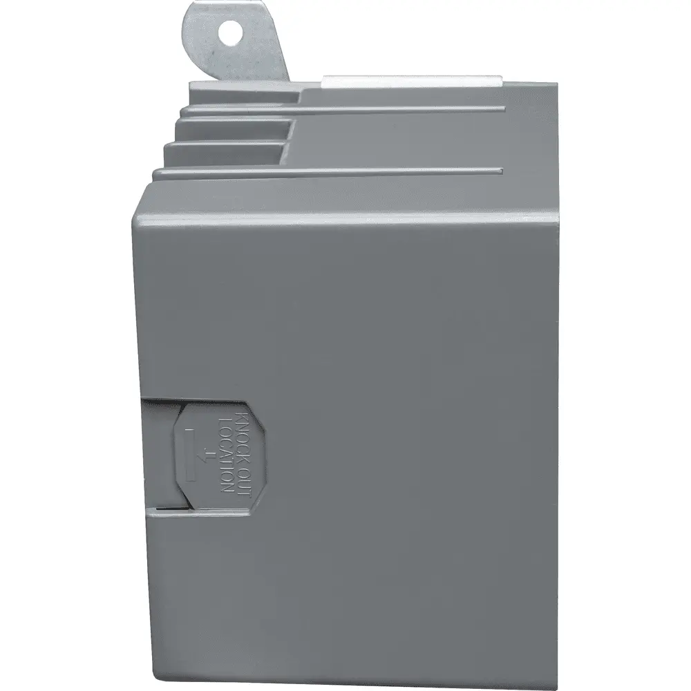 2-Gang Plastic Switch Box, Adjustable Steel Bracket, 34 Cu. In. 2-Gang Plastic Switch Box, Adjustable Steel Bracket, 34 Cu. In.