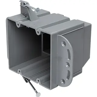 2-Gang Nail-On Switch Box, 44 Cu. In.
