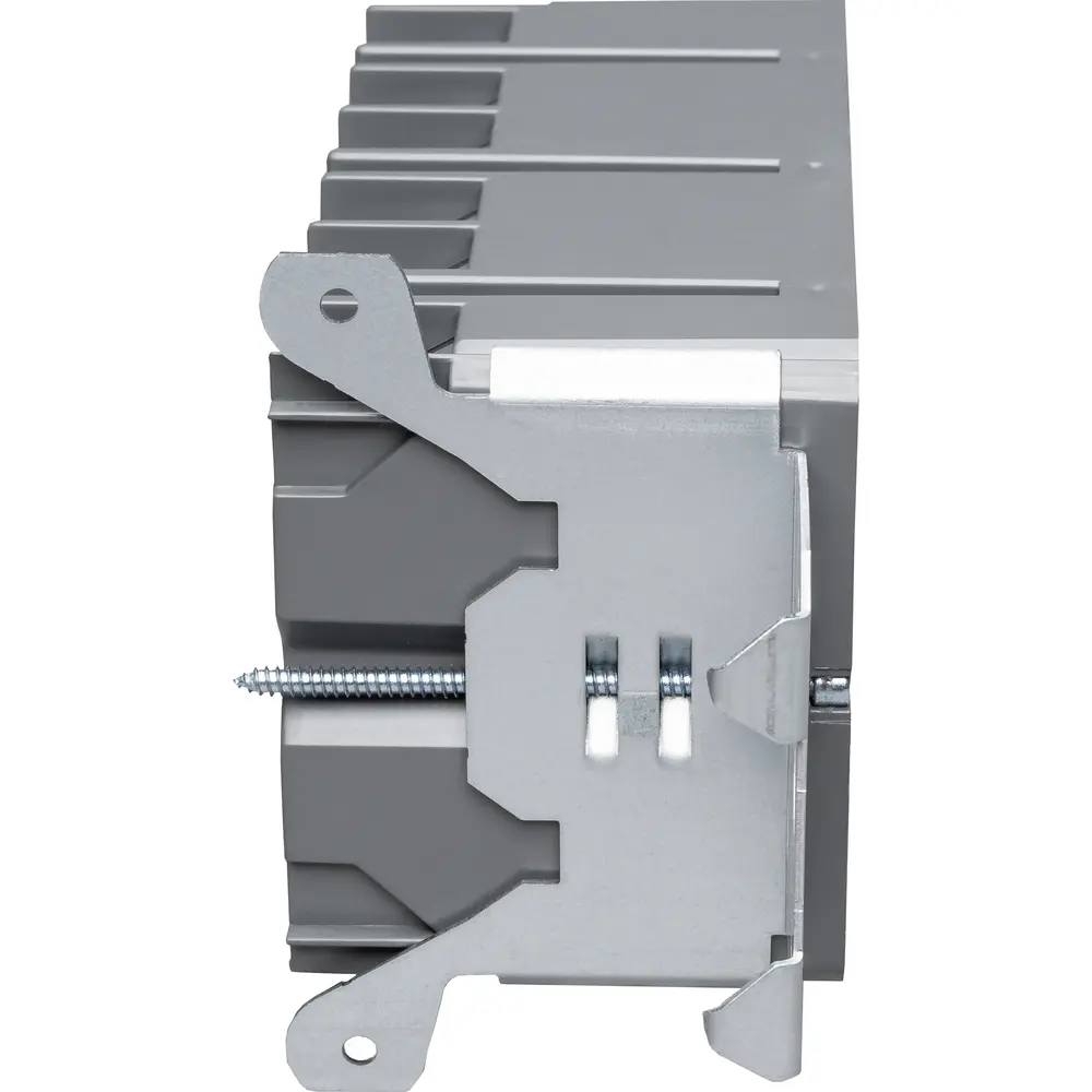 3-Gang Plastic Switch Box, Adjustable, 49 Cu. In.