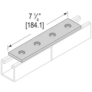 4-Hole Flat Plate