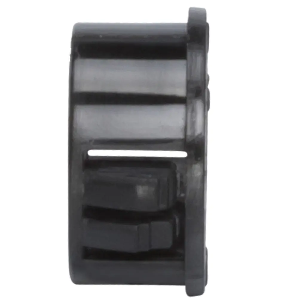 1/2 in. Plastic Snap-In Knock-Out Bushing, Black