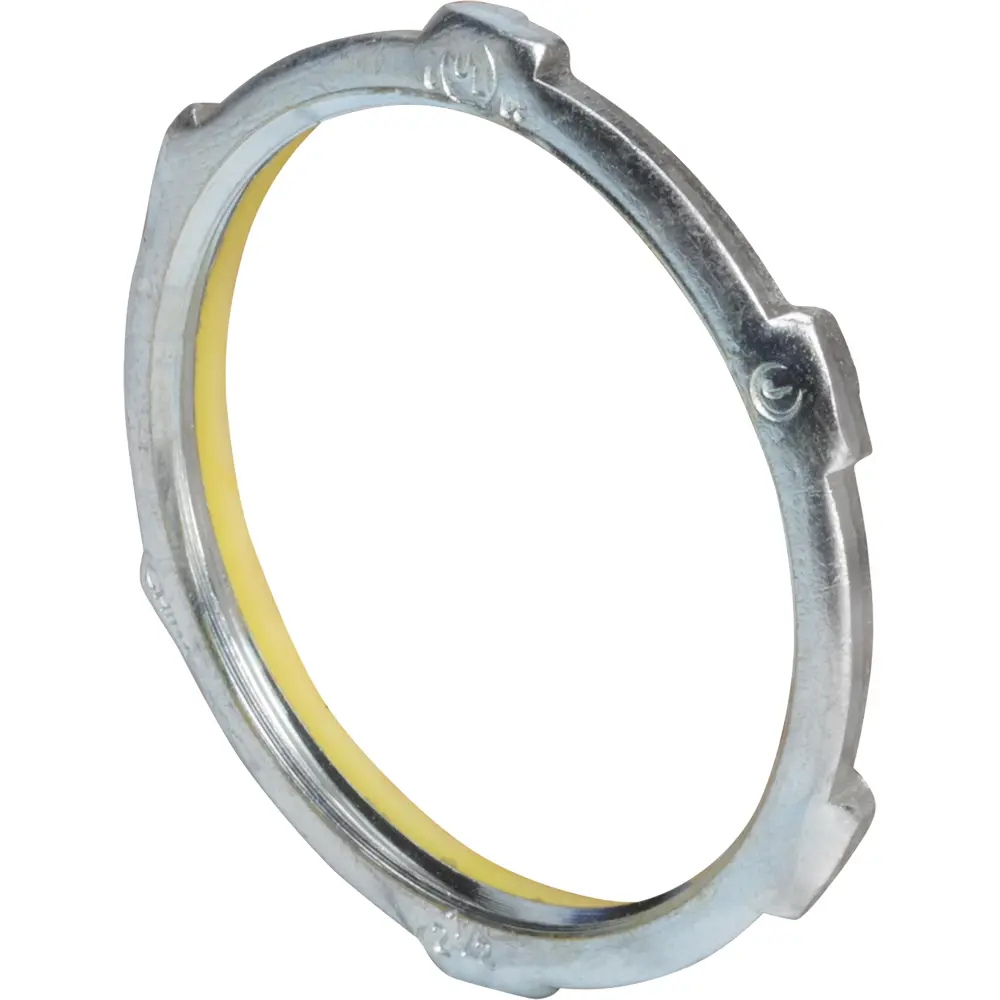 Locknut, Sealing, 3 In., Rigid/IMC, Steel, Gray
