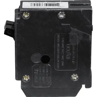 2) 1P 20 A, 120/240 VAC BR Tandem Plug-In Circuit Breaker