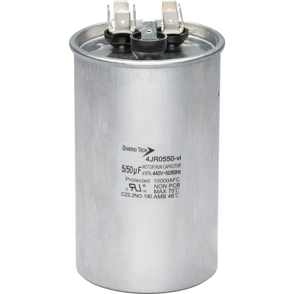 MOTOR RUN CAPACITOR 440 VAC ROUND 50 F visual data 5