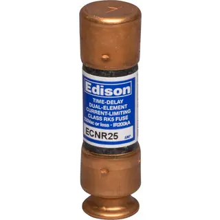 25A 250 VAC/125 VDC Class RK5 Dual-Element Time-Delay Fuse
