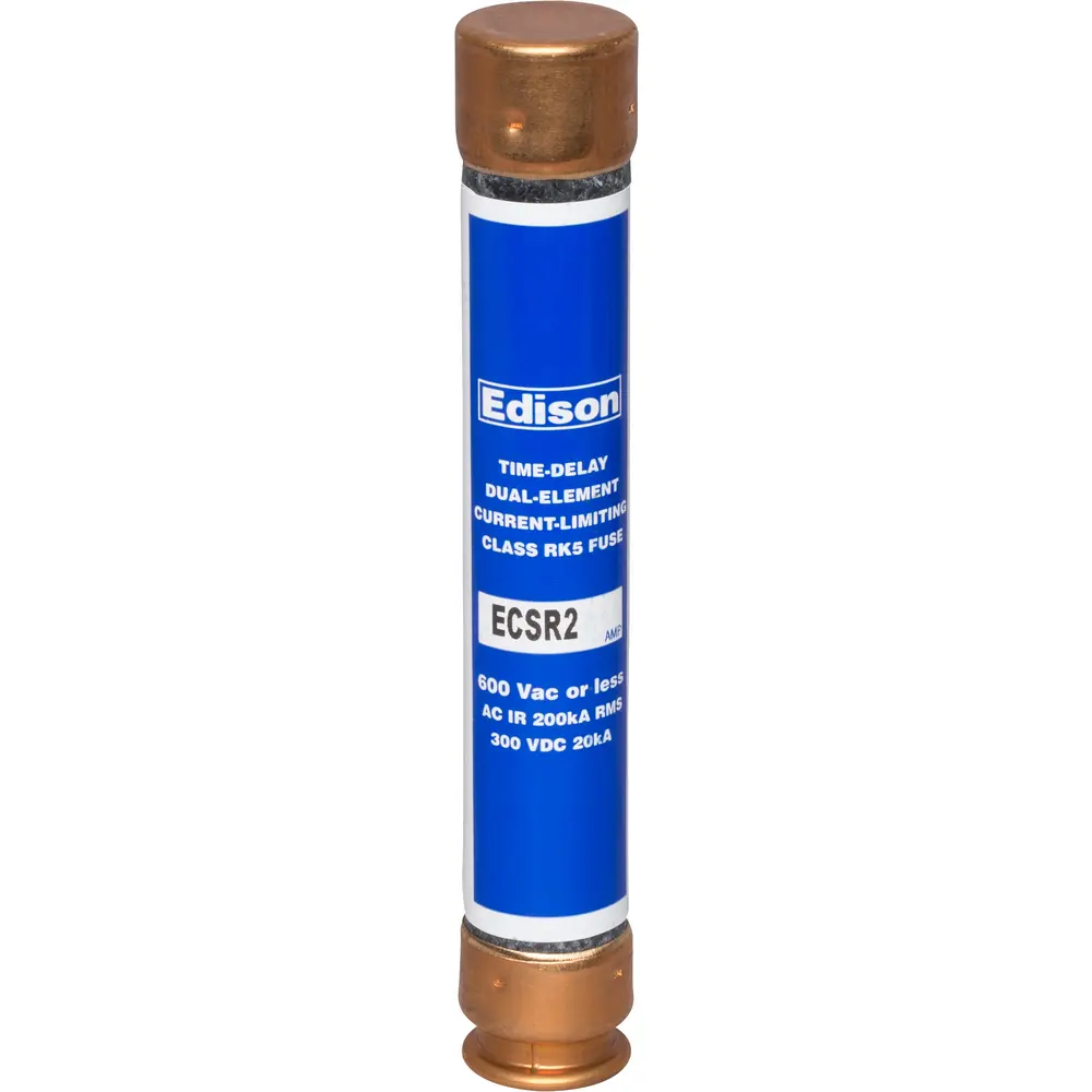 2A 600VAC/300VDC Class RK5 Dual-Element Time-Delay Fuse