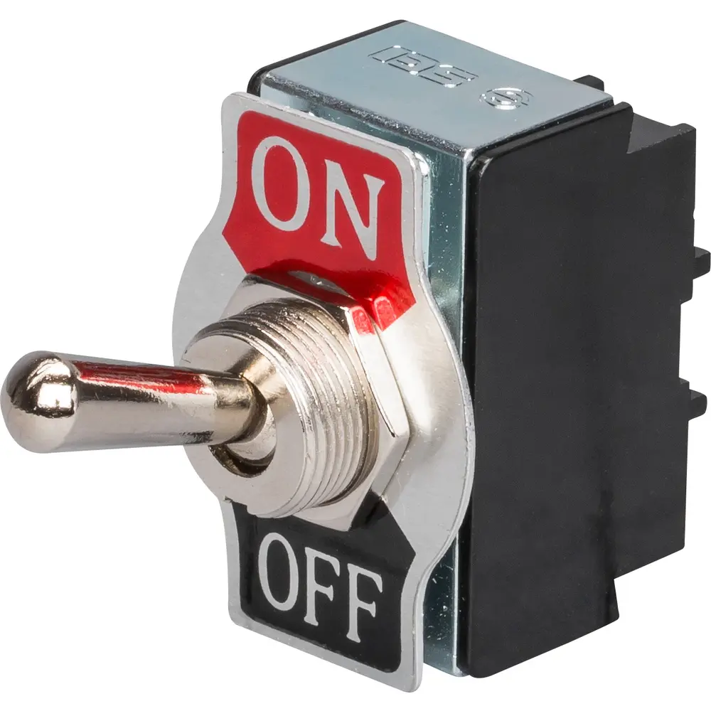 thumbnail image 2 of NSI Toggle Switch – 20A 125VAC / 10A 277VAC, SPST ON-OFF, 1/4" Terminals, UL CSA (New Open Box) 2 of 3