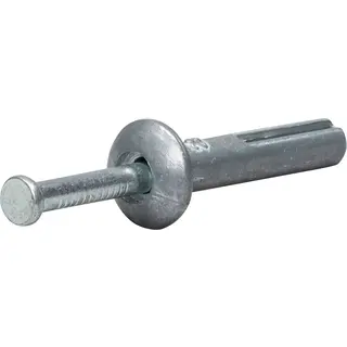 Hammer Drive Anchors 3/4 X 7-1/2 Inch - 10 Pack Yellow Zinc Coated Steel Anchors