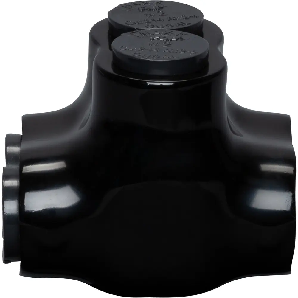 2-Port UV Black Multi-Tap, 14 - 2 AWG