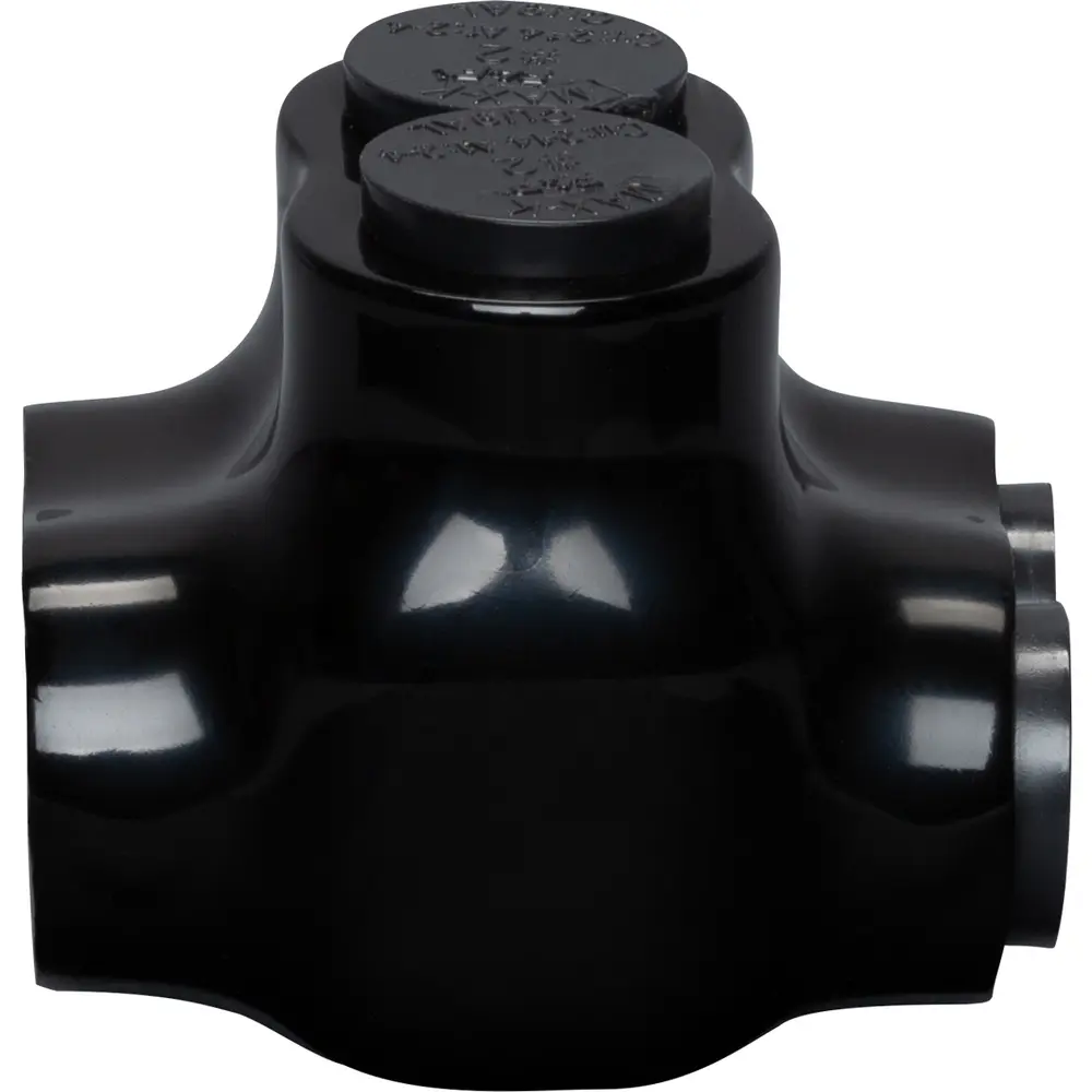 2-Port UV Black Multi-Tap, 14 - 2 AWG