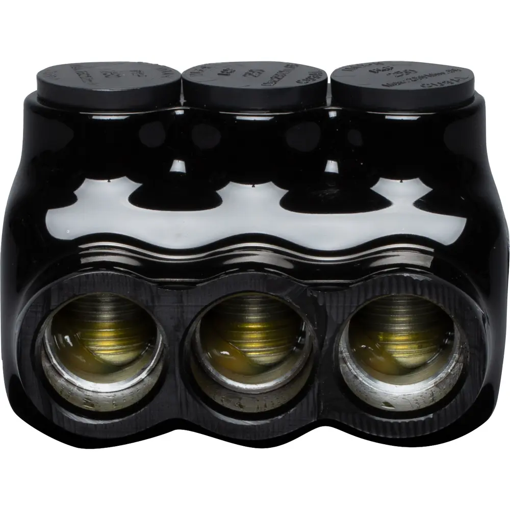 250 MCM 3-Port UV Multi-Tap, Black