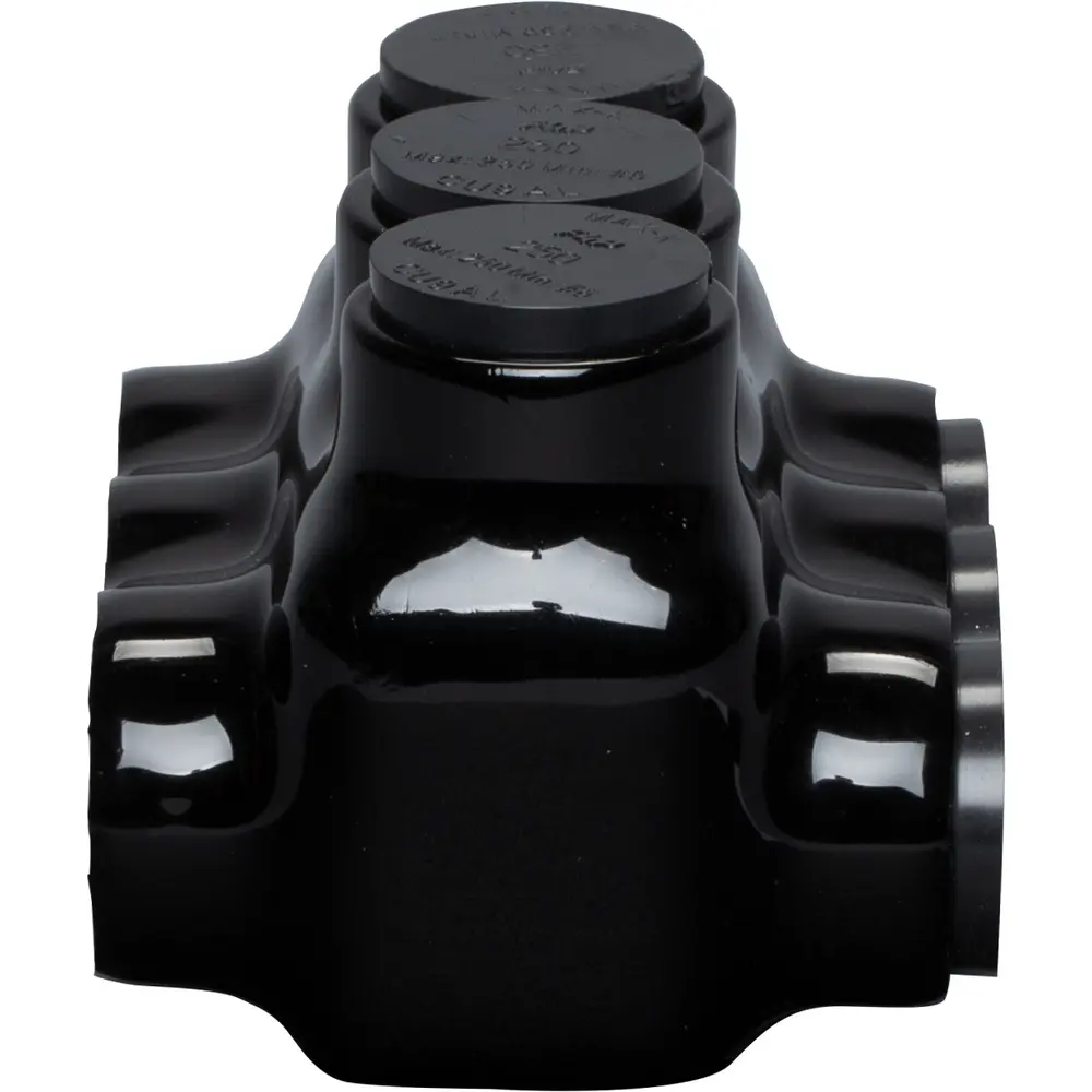 250 MCM 3-Port UV Multi-Tap, Black