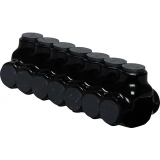 250 MCM 7-Port UV Multi-Tap, Black