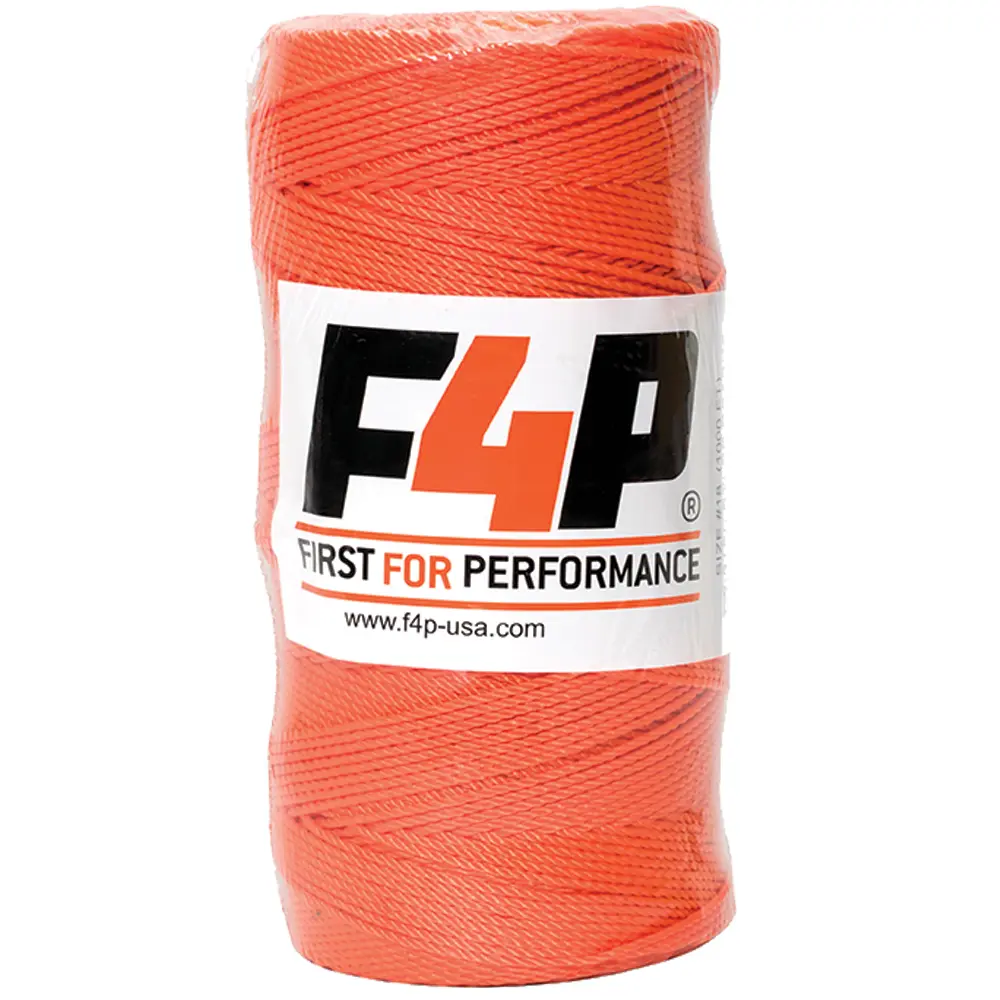 Pull Line, 1,000', #18 Braided, Spool, Nylon, Orange