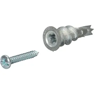Zinc Self-Drilling Drywall Anchor Kit, Tackle Box