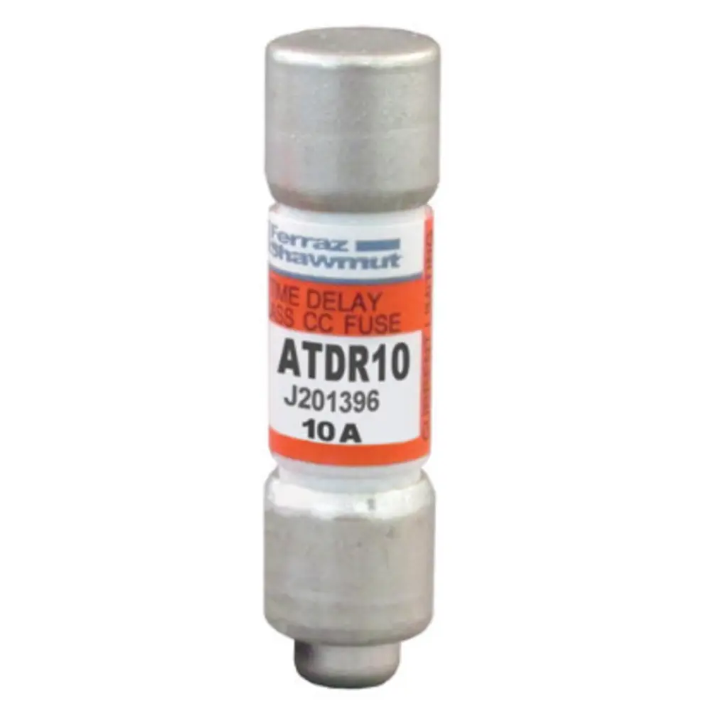 10 A Amp-Trap 2000® Class CC Time-Delay Fuse, 600 VAC/300 VDC