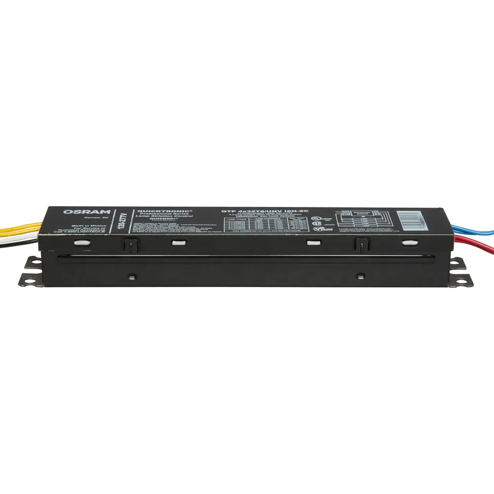 32W 4-Lamp T8 Electronic Fluorescent Ballast, Non-Dimmable, 120