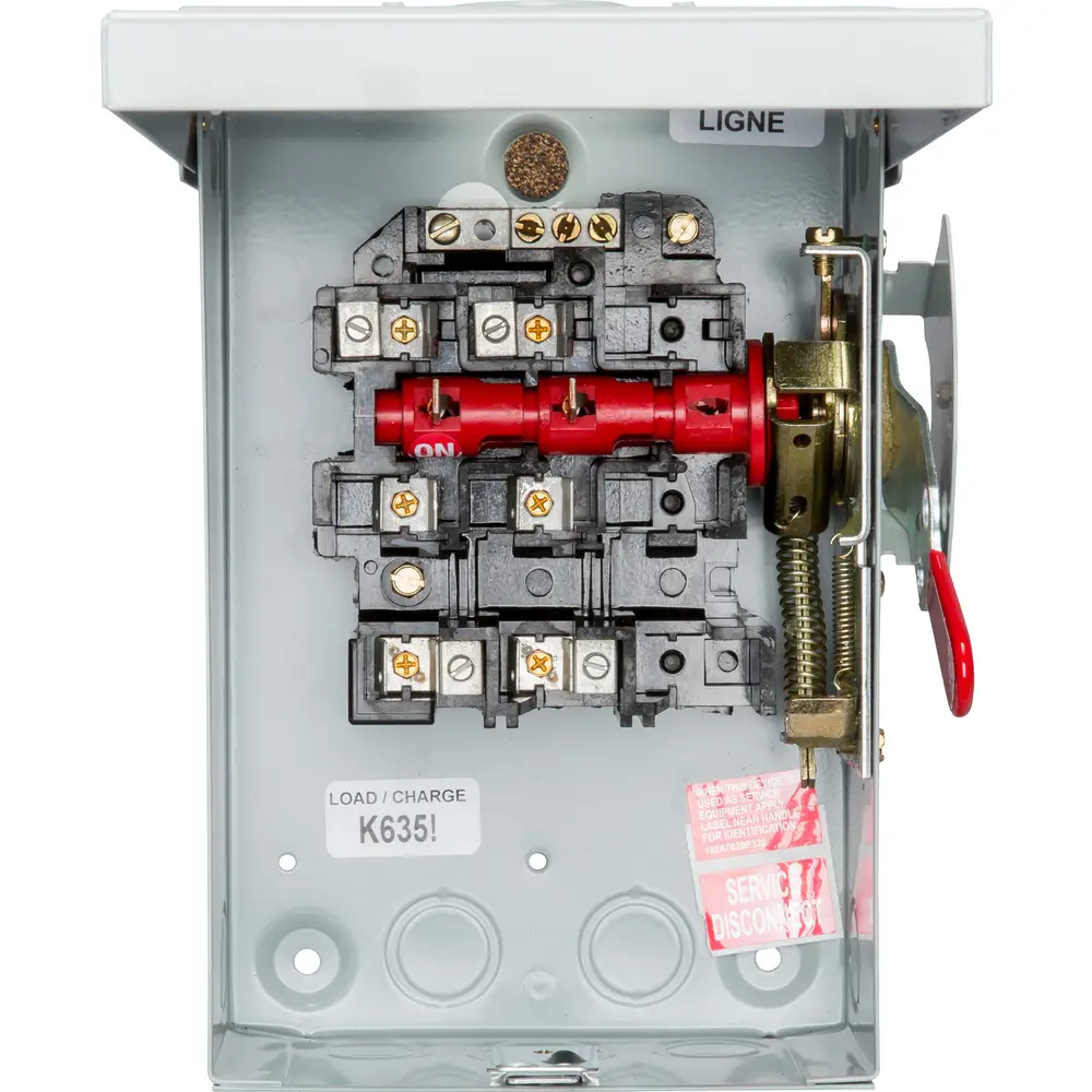 30A 240V 2-Pole Safety Switch, Fusible NEMA 3R General Duty
