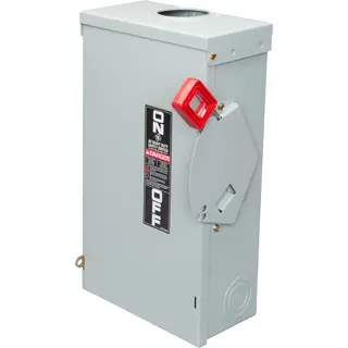 60 A 240 VAC 3-Pole Safety Switch, Fusible NEMA 3R Heavy Duty