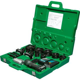 Greenlee LS100X11SB4X Intelli-PUNCH™ Kit de eliminación hidráulica de  batería con Slug-Buster® 1/2 - 3 y 4