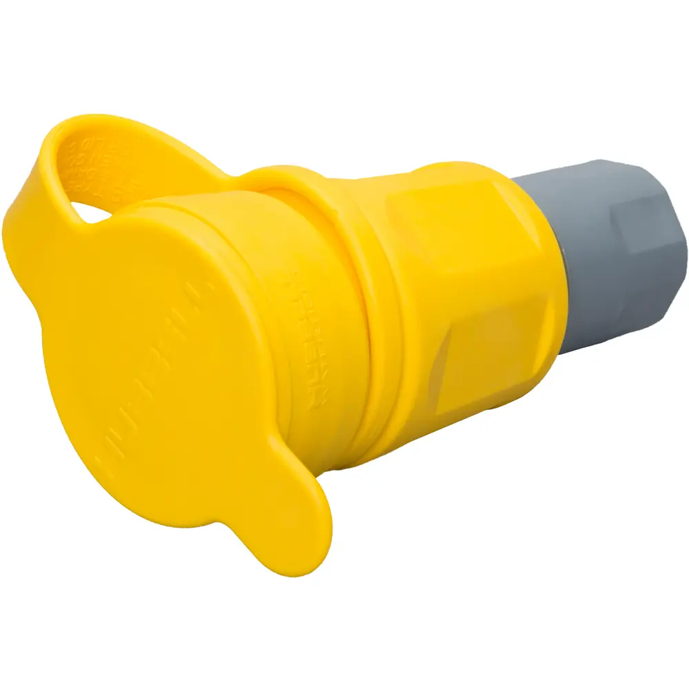 20A Twist-Lock® Watertight Connector, 2-Pole, 3-Wire, 125 VAC