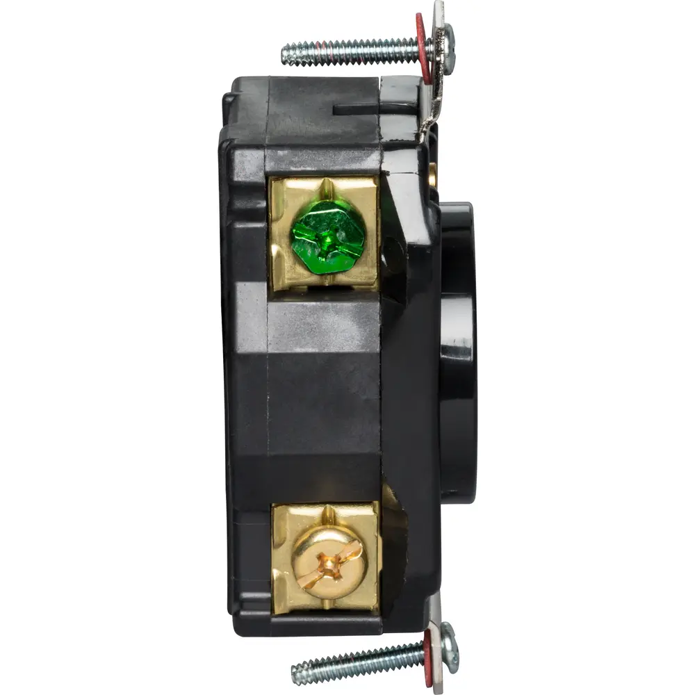 30A Pro-Locking Receptacle, 2-Pole, 3-Wire, 250 VAC