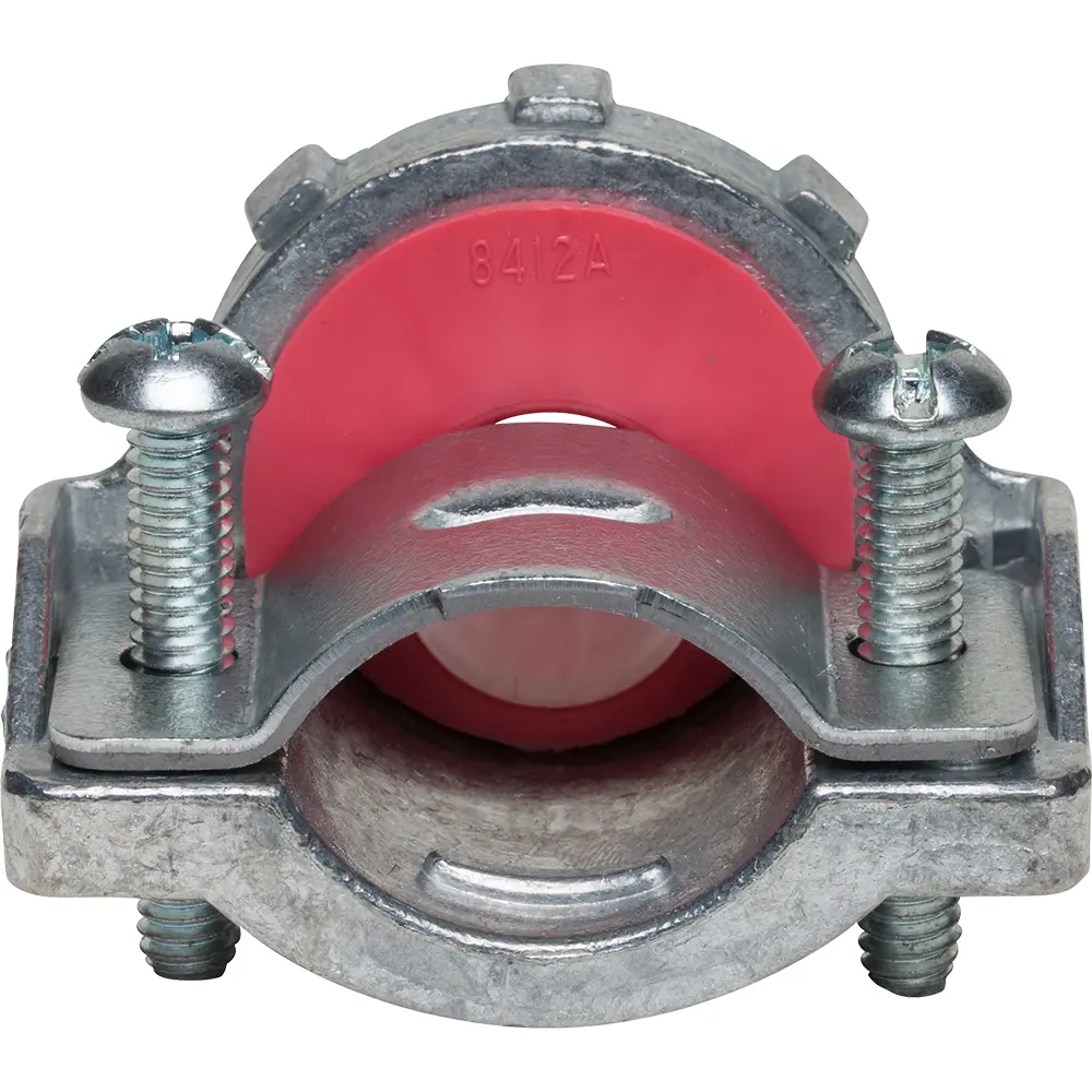 Flex Connector, 1 In., AC/MC, Die-Cast, Gray, Large