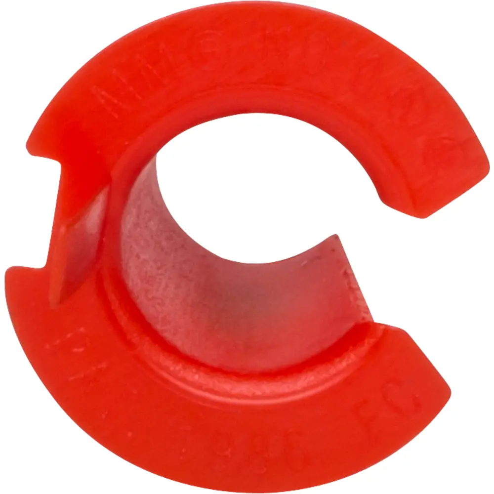 Anti-Short Bushing, 5/16 In., Plastic, Red, 14/2 AWG to 12/2 AWG