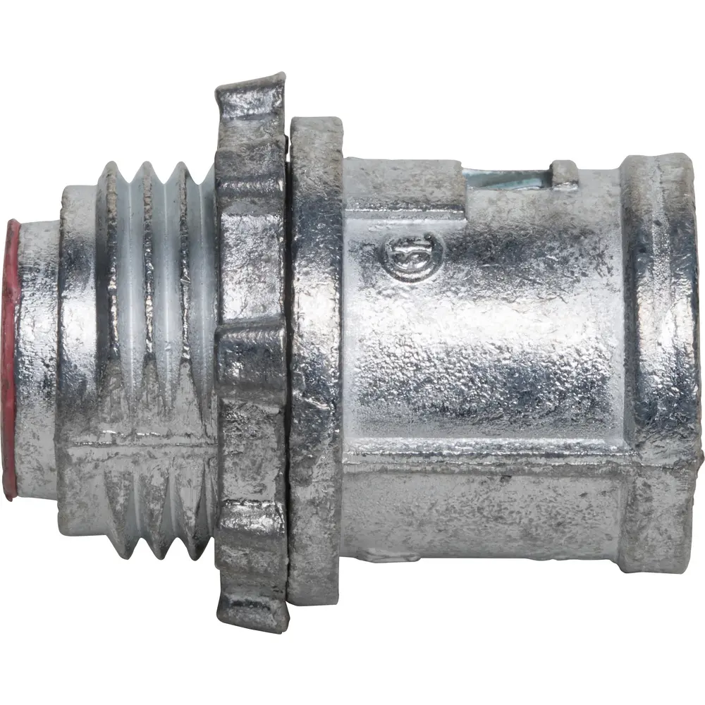 〔再々☆★値下げ〕Aladdin Connector Flex Connector, 3/8 In., MC, Snap-In, Die-Cast, Gray, Insulated