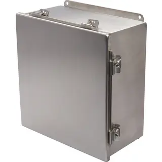 12x12x6 Type 4X JIC Continuous Hinge, Stainless Steel