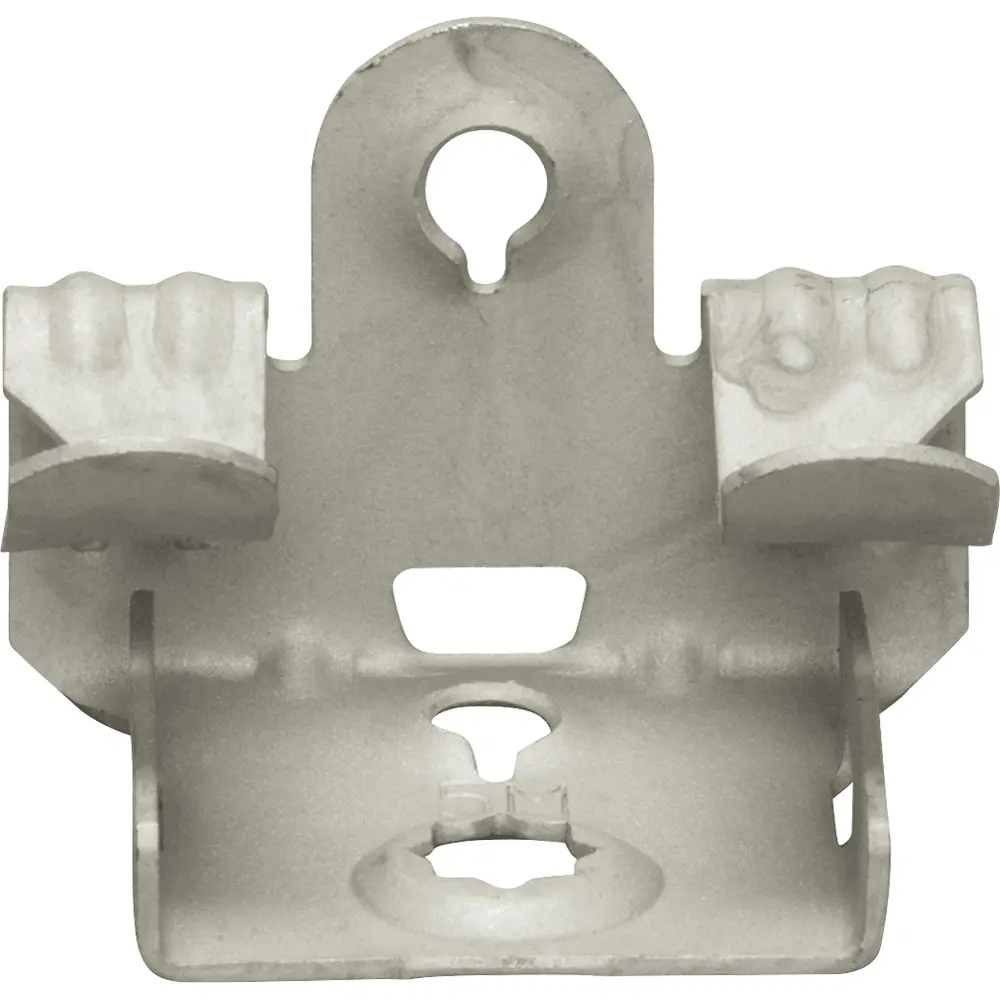 Hammer-On Flange Clip, Bottom Mount, Spring Steel, 5/16