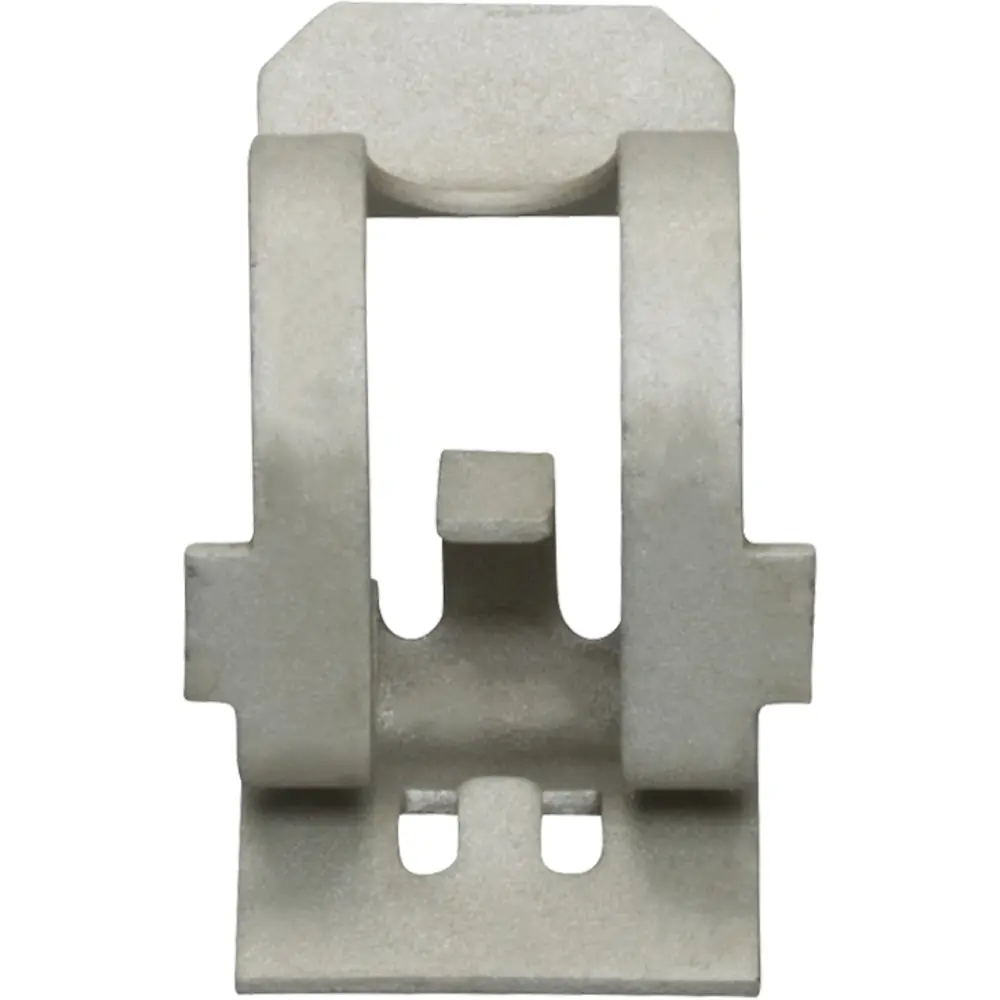 Cable to Metal Stud Clip, 14/2 to 12/3 AWG, AC/MC, Steel, Gray