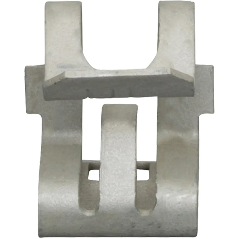 Cable to Metal Stud Clip, 14/2 to 12/3 AWG, AC/MC, Steel, Gray