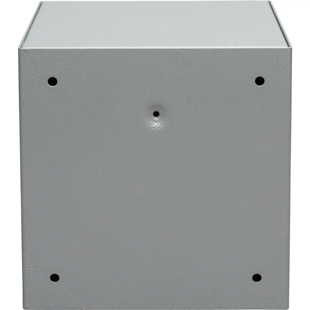 Electrical Enclosure, Screw Cover, 8 x 8 x 6 in., NEMA 1, Gray, No
