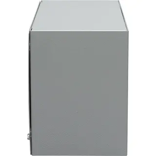 Electrical Enclosure, Screw Cover, 8 x 8 x 6 in., NEMA 1, Gray, No